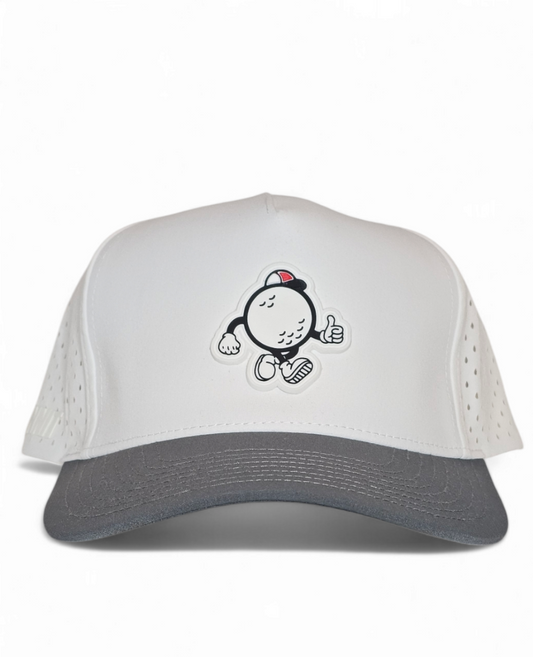 "White&Grey" Snapback Golf Hat