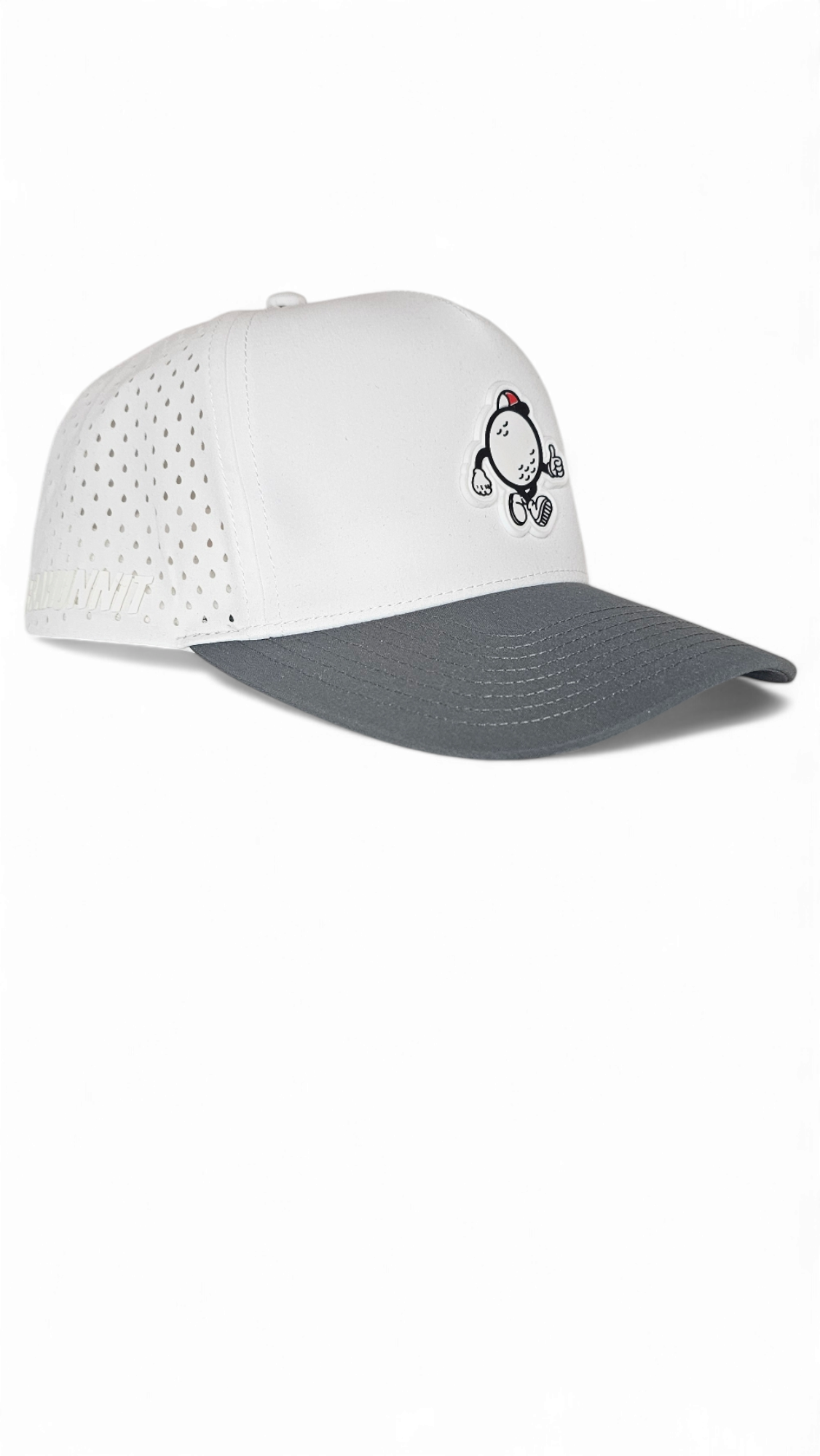 "White&Grey" Snapback Golf Hat